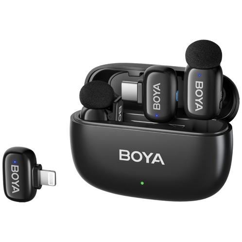 Boya MINI-12 Ultra-Mini Wireless Microphone 2TX + 2RX -, Muziek en Instrumenten, Microfoons, Overige typen, Nieuw, Ophalen of Verzenden