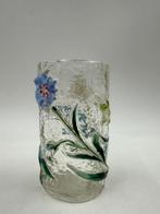 signature a identifier - Vaas - Glas - Kleine oude vaas, Antiek en Kunst