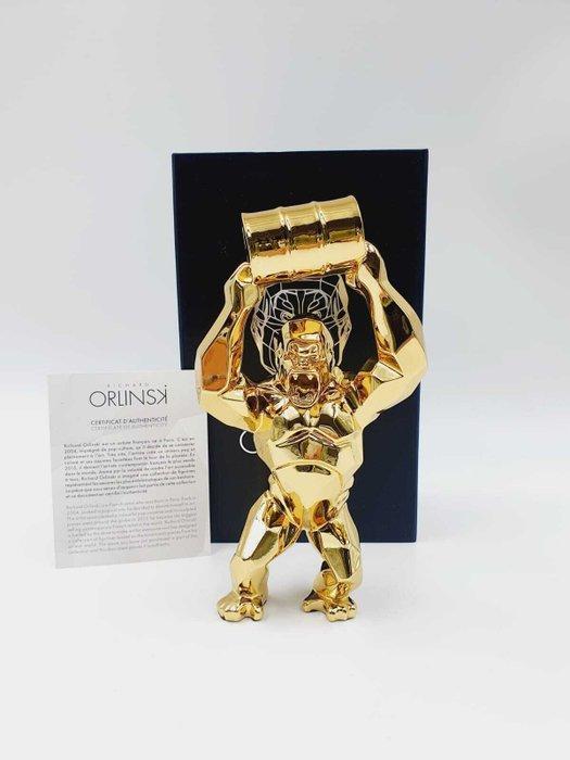 Richard Orlinski (1966) - Gold Oil Barel 2023, Antiek en Kunst, Kunst | Designobjecten