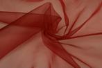 15 meter organza stof - Bordeaux rood, Hobby en Vrije tijd, Stoffen en Lappen, 120 cm of meer, Ophalen of Verzenden, Polyester
