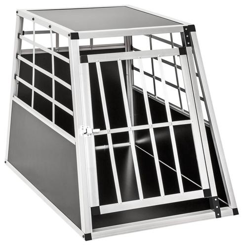 Hondenbench single met rechte achterwand - 65 x 90 x 69,5 cm, Dieren en Toebehoren, Hondenhokken, Verzenden