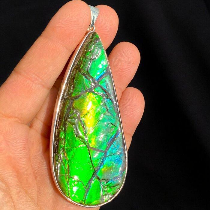 Geweldig - Zeer zeldzame Ammolite edelsteen!!! Enorme, Verzamelen, Mineralen en Fossielen