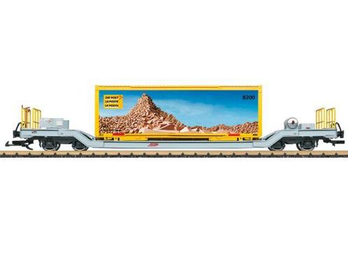 LGB 45925 RhB Containerwagen, Metallrader (grootspoor), Hobby en Vrije tijd, Modeltreinen | Overige schalen, Overige typen, Nieuw