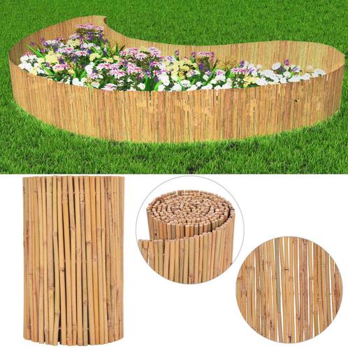 vidaXL Scherm 500x50 cm bamboe, Tuin en Terras, Schuttingen, Nieuw, Hout, Minder dan 1 meter, Verzenden