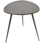 Shine bijzettafel brush 51 cm, Huis en Inrichting, Ophalen of Verzenden, Nieuw, Grijs