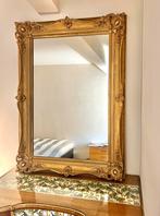 Weelderige vintage spiegel 122x87cm, Antiek en Kunst, Ophalen of Verzenden