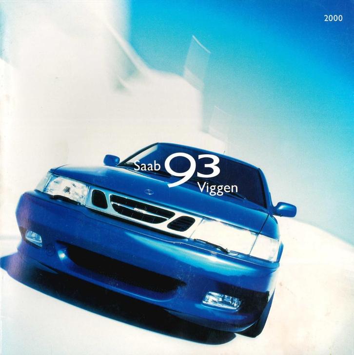 2000 Saab Viggen brochures Duits, Boeken, Auto's | Folders en Tijdschriften, Gelezen, Verzenden
