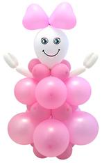 Geboorte Meisje Ballonnen Knutsel Set | Nieuw!, Nieuw, Verzenden