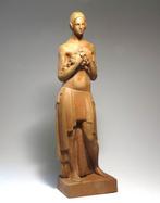 sculptuur, Art Deco Lady Sculpture (36,5cm) - 36.5 cm -, Antiek en Kunst