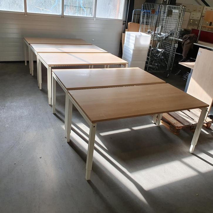 Markant slingerbureau's - 160x80 cm (alleen per set), Zakelijke goederen, Kantoor en Winkelinrichting | Kantoormeubilair en Inrichting