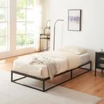 Metalen bed eenpersoonsbed Trerunta met bedbodem 90x200 cm z, Huis en Inrichting, Slaapkamer | Bedden, Verzenden, Nieuw