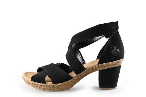 Rieker Sandalen in maat 41 Zwart | 10% extra korting, Kleding | Dames, Schoenen, Zwart, Gedragen, Sandalen of Muiltjes, Verzenden