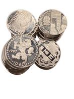 Lot zilveren penningen sterling zilver, Verzenden, Munten