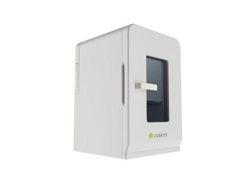 Veiling - Mobiele Mini-Koelkast 2 in 1 - 15 Liter - Wit, Caravans en Kamperen, Koelboxen, Nieuw
