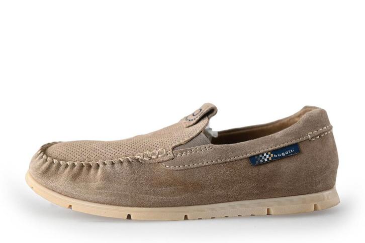 Bugatti Instappers in maat 41 Beige | 10% extra korting, Kleding | Heren, Schoenen, Overige kleuren, Zo goed als nieuw, Overige typen