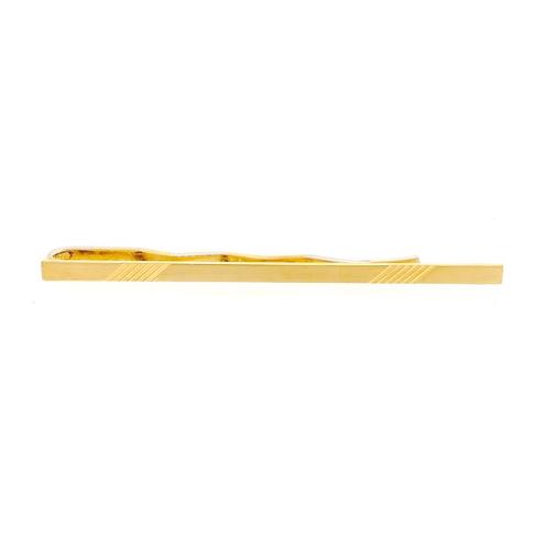 Gouden dasschuif (vintage, reversspeld, gouden sieraad), Sieraden, Tassen en Uiterlijk, Broches, Overige kleuren, Gebruikt, Goud