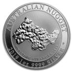 Silver Nugget Welcome stranger 1869 1 oz 2019, Postzegels en Munten, Munten | Oceanië, Zilver, Losse munt, Verzenden