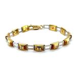 Armband - 18 karaat Geel goud, Witgoud - 0.44ct. tw. Diamant, Nieuw