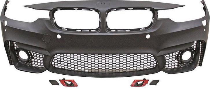 EVO M3 Look Met PDC Voorbumper BMW 3 Serie F30 F31 B0353, Auto-onderdelen, Carrosserie en Plaatwerk, Nieuw, BMW, Voor, Bumper