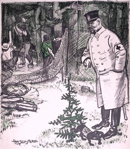 Spotprent over prins Hendrik die de Veluwe voor zichzelf..., Antiek en Kunst, Kunst | Litho's en Zeefdrukken, Verzenden
