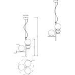 LED Hanglamp - Hangverlichting - Trion Pora - E14 Fitting -, Ophalen of Verzenden, Nieuw, Metaal