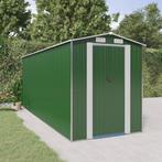 vidaXL Tuinschuur 192x523x223 cm gegalvaniseerd staal groen, Verzenden, Nieuw