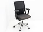 Bureaustoel Comforto D5965 - stof bruin - voet chroom - 4-D, Huis en Inrichting, Bureaus, Ophalen of Verzenden, Gebruikt