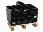 Stellingbak ESD RK621 12 vakken, 590x162x115mm zwart,, Ophalen of Verzenden