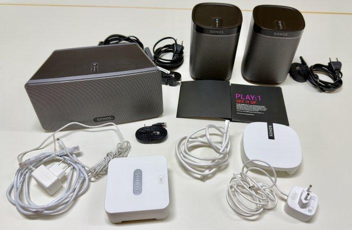 Sonos - Play 1 - Play 3 - Bridge en Boost Luidsprekerset -, Audio, Tv en Foto, Radio's