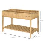 TRUUSK Planttafel Hoogbed Planttafel Bloembak Kweektafel 8 V, Tuin en Terras, Bloembakken en Plantenbakken, Verzenden, Nieuw