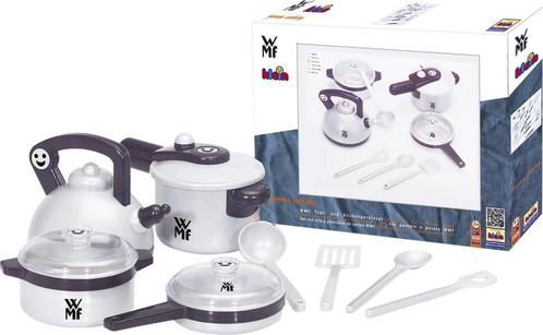 Klein Toys WMF pannenset - fluitketel, snelkookpan,, Huis en Inrichting, Keuken | Potten en Pannen, Zo goed als nieuw, Ophalen of Verzenden