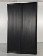 Markant roldeurkast, zwart, 195 x 120 cm, incl. 4 legborden, Huis en Inrichting, Kasten | Roldeurkasten en Archiefkasten, Nieuw
