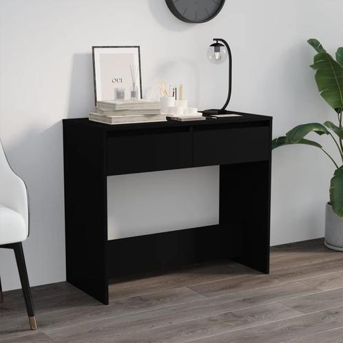 vidaXL Wandtafel 89x41x76,5 cm staal zwart, Huis en Inrichting, Tafels | Bijzettafels, Nieuw, Verzenden