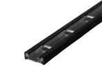 Staafjesrail 62mm aluminium + PVC 3 meter, Verzenden, Nieuw