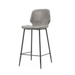 Bar chair Seashell low - grey, Nieuw, Eén, Overige kleuren