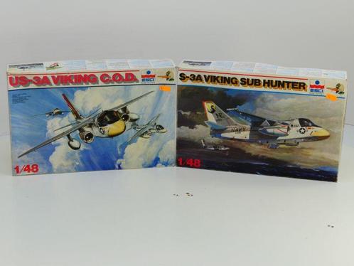 Schaal 1:48 ESCI 4051 4053 S-3A Vikings #193, Hobby en Vrije tijd, Modelbouw | Vliegtuigen en Helikopters, Gebruikt, Ophalen of Verzenden