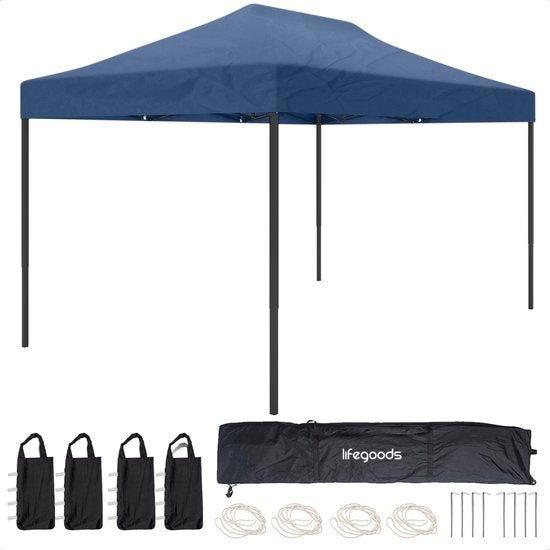 2dekans | LifeGoods Partytent - Paviljoen - 3x4.5 m - Easy, Tuin en Terras, Partytenten, Zo goed als nieuw, Ophalen of Verzenden