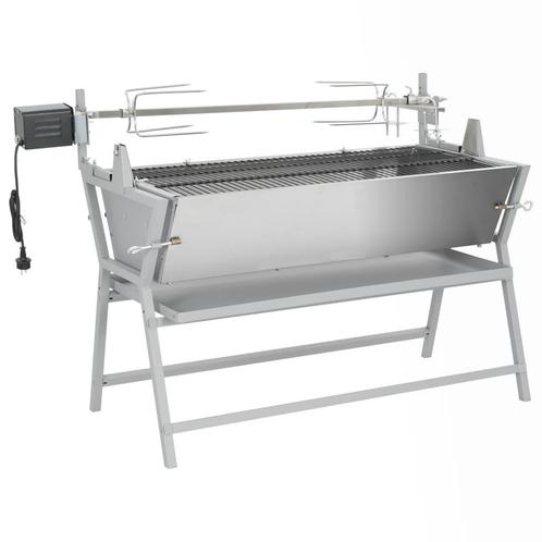 vidaXL Draaispit barbecue ijzer en roestvrij staal, Witgoed en Apparatuur, Overige Witgoed en Apparatuur, Nieuw, Verzenden