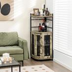 2dekans | Coast Wijnkast - Hoekmodel - Met Glazenhouder- 46, Huis en Inrichting, Kasten | Overige, Ophalen of Verzenden, Zo goed als nieuw