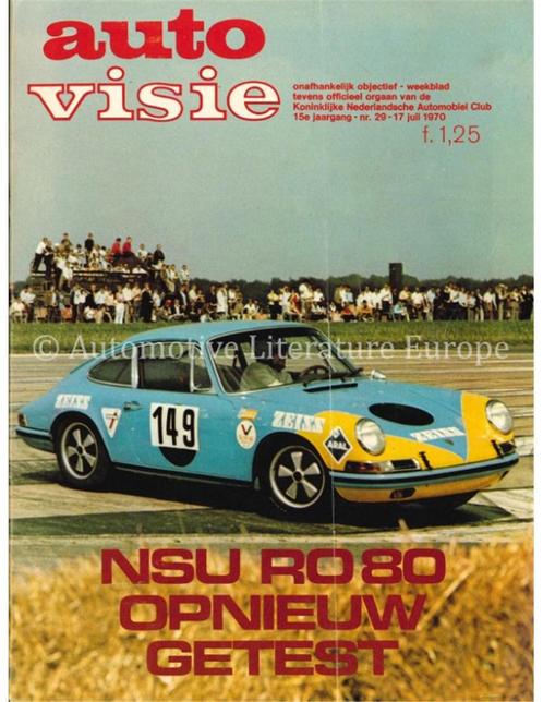 1970 AUTOVISIE MAGAZINE 29 NEDERLANDS, Boeken, Auto's | Folders en Tijdschriften