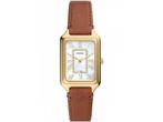 Fossil RAQUEL ES5307 Dames Horloge 26 mm - Bruin, Verzenden, Zo goed als nieuw