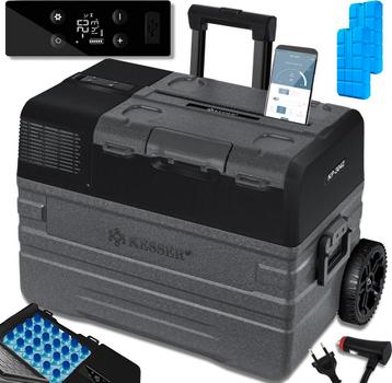 KESSER® Compressor Koelbox - tot -20°C - 42 Liter - Antracie beschikbaar voor biedingen