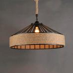 Klassieke Henneptouw Plafondlamp E27 - Industriële Hanglamp, Verzenden, Nieuw