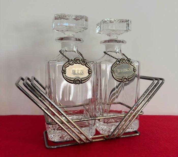 RCR Cristalleria - Karaf - Kristal - Set flessen whisky, gin, Antiek en Kunst, Curiosa en Brocante