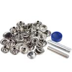 Drukknopen 15mm doek op doek 316, Doe-het-zelf en Verbouw, Ophalen of Verzenden, Nieuw