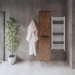 Kolomkast Gliss Design Eleganz Hera Zwart 160cm Oak Cognac, Ophalen of Verzenden, Nieuw, Bad