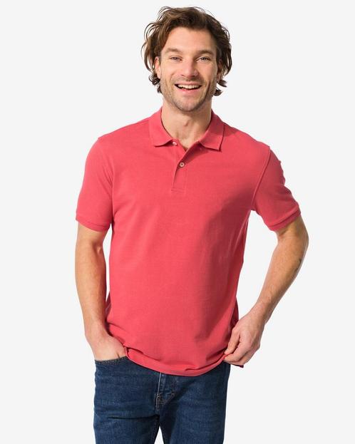 HEMA Herenpolo rood, Kleding | Heren, Overige Herenkleding, Nieuw, Verzenden