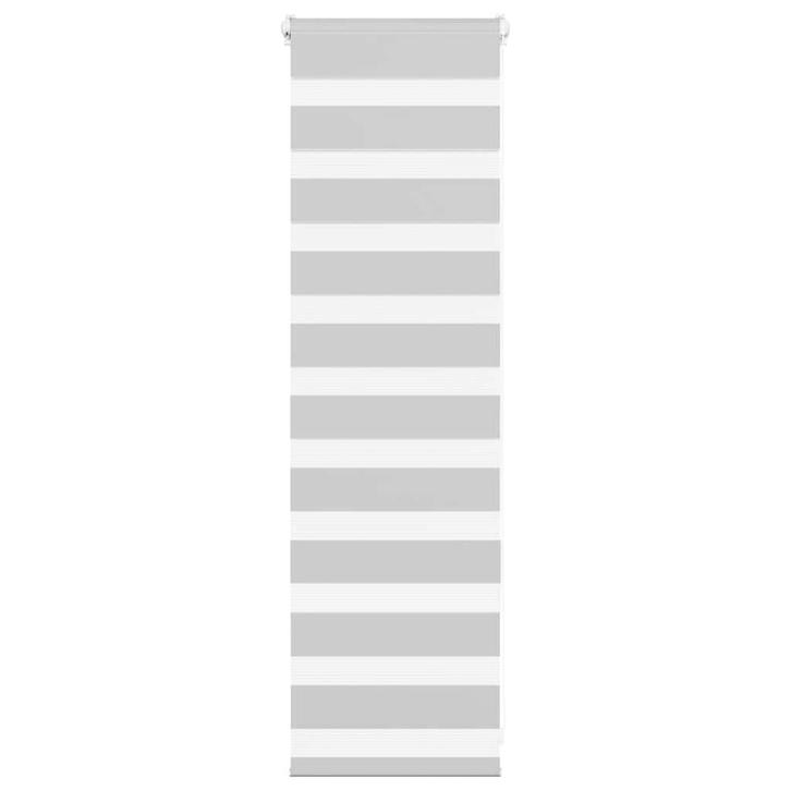 vidaXL Zebra rolgordijn 50x100 cm stofbreedte 45,9cm, Huis en Inrichting, Stoffering | Gordijnen en Lamellen, Grijs, Nieuw, Verzenden