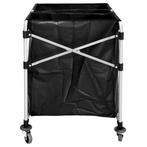 GGM Gastro | Wasgoedwagen - inklapbaar - 2x 150 liter - |, Verzenden