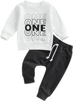 Cakesmash outfit met sweater en zachte broek One, Kinderen en Baby's, Babykleding | Maat 80, Nieuw, Sweet-one, Jongetje, Verzenden